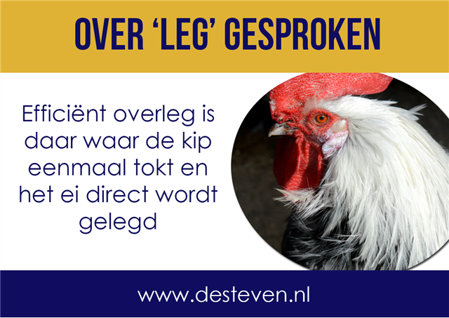 efficiënte overlegvormen en overlegstructuren